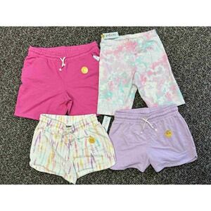 Cat‎ & Jack Girls Shorts Lot 4 Pack Drawstring Waist Casual Comfy Size XXL 18